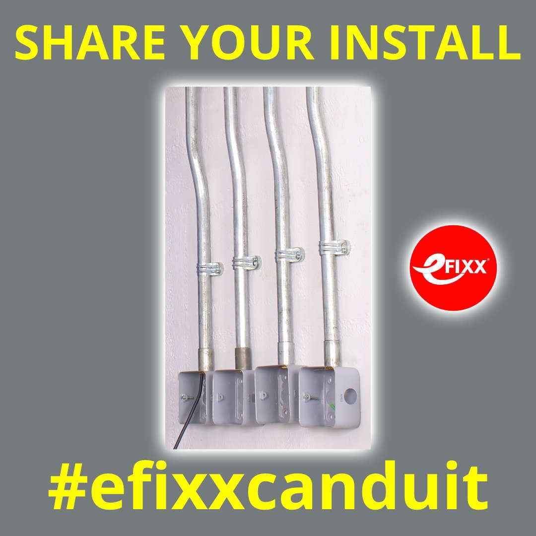 eFIXX How to install metal conduit